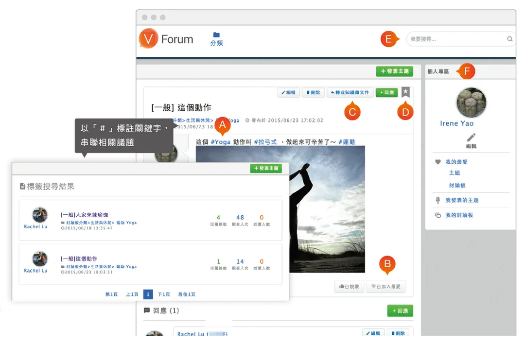 forum論壇模組功能概要